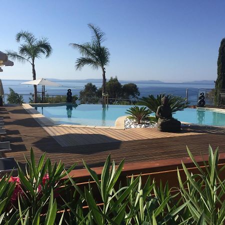 Les Lauriers Roses Aparthotel Le Le Rayol-Canadel-sur-Mer Kültér fotó