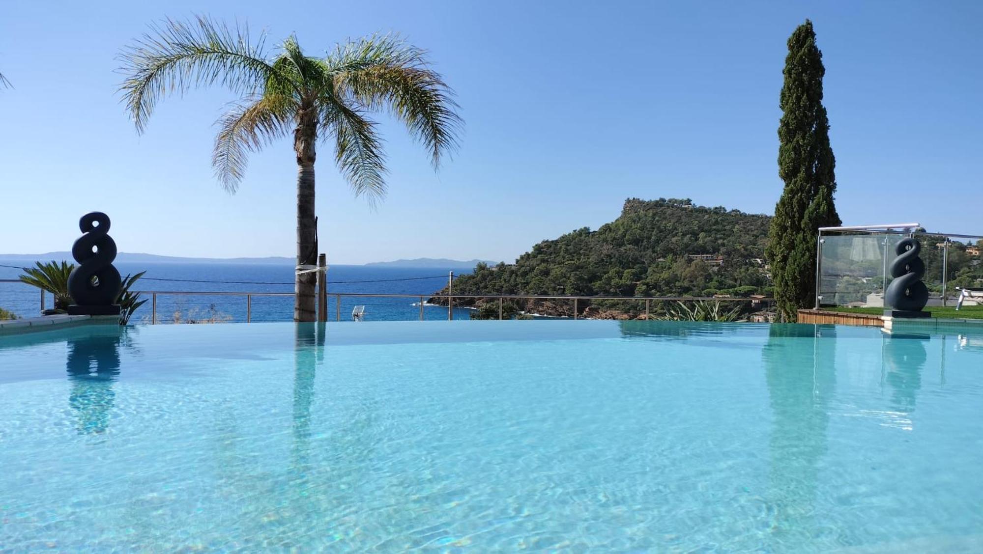Les Lauriers Roses Aparthotel Le Le Rayol-Canadel-sur-Mer Kültér fotó